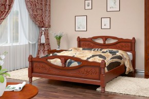 ЕЛЕНА-4 Кровать из массива (орех) в Лабытнанги - labytnangi.ok-mebel.com | фото