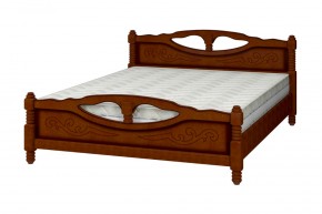 ЕЛЕНА-4 Кровать из массива (орех) в Лабытнанги - labytnangi.ok-mebel.com | фото 2