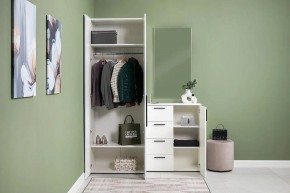 ЭЙР прихожая (модульная) Белый Шагрень в Лабытнанги - labytnangi.ok-mebel.com | фото 25