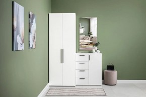 ЭЙР прихожая (модульная) Белый Шагрень в Лабытнанги - labytnangi.ok-mebel.com | фото 26