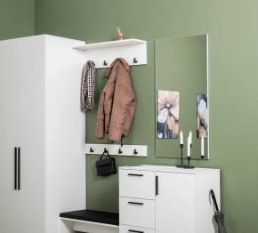 ЭЙР прихожая (модульная) Белый Шагрень в Лабытнанги - labytnangi.ok-mebel.com | фото 33