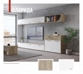 ФЛОРИДА Гостиная (модульная) дуб серый/белый в Лабытнанги - labytnangi.ok-mebel.com | фото