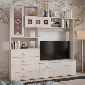 Гостиная Белла (модульная) ясень белый в Лабытнанги - labytnangi.ok-mebel.com | фото 15