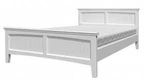 ГРАЦИЯ-4 Кровать из массива 1400 (Белый античный) в Лабытнанги - labytnangi.ok-mebel.com | фото