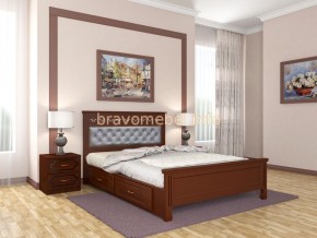 ГРАЦИЯ Кровать из массива 1600 с 2-мя ящиками  в Лабытнанги - labytnangi.ok-mebel.com | фото 2