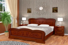 КАРИНА-8 Кровать из массива (Орех) в Лабытнанги - labytnangi.ok-mebel.com | фото
