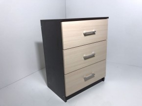 Комод 3 ящика (венге/дуб молочный) в Лабытнанги - labytnangi.ok-mebel.com | фото