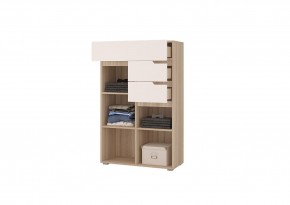 Комод АНТАЛИЯ (Сонома/Графит софт) в Лабытнанги - labytnangi.ok-mebel.com | фото 2