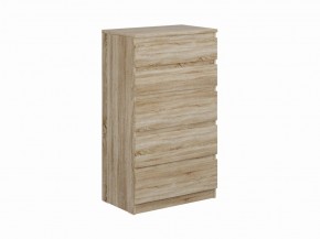 Комод КАСТОР с пятью ящиками, цвет Дуб Сонома в Лабытнанги - labytnangi.ok-mebel.com | фото