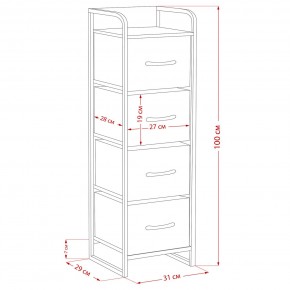 Комод Leset Ноа 4 ящика в Лабытнанги - labytnangi.ok-mebel.com | фото 9