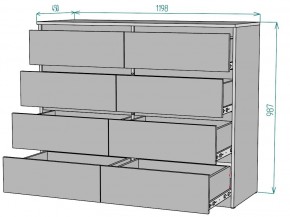 Комод Мальта K133 в Лабытнанги - labytnangi.ok-mebel.com | фото 2