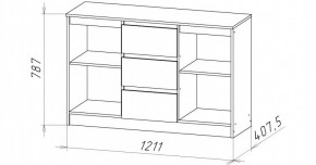 НИЦЦА-5 Комод (НЦ.05) в Лабытнанги - labytnangi.ok-mebel.com | фото 2