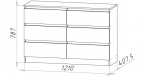 НИЦЦА-7 Комод (НЦ.07) в Лабытнанги - labytnangi.ok-mebel.com | фото 3