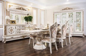 Комод с Зеркалом Алсу (белый глянец) в Лабытнанги - labytnangi.ok-mebel.com | фото 4