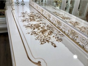 Комод с Зеркалом Алсу (белый глянец) в Лабытнанги - labytnangi.ok-mebel.com | фото 5