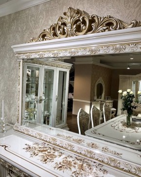 Комод с Зеркалом Алсу (белый глянец) в Лабытнанги - labytnangi.ok-mebel.com | фото 8