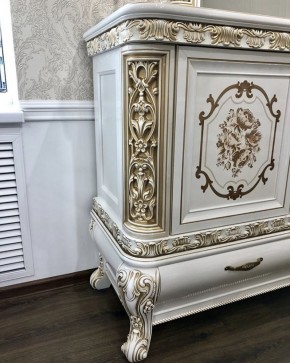 Комод с Зеркалом Алсу (белый глянец) в Лабытнанги - labytnangi.ok-mebel.com | фото 9