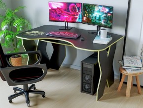 Компьютерный стол КЛ №9.0 (Черный/Желтый) в Лабытнанги - labytnangi.ok-mebel.com | фото 2