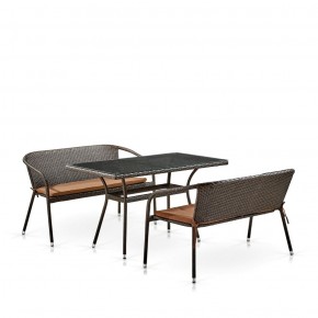 Комплект мебели из иск. ротанга T286A/S139A-W53 Brown в Лабытнанги - labytnangi.ok-mebel.com | фото 2