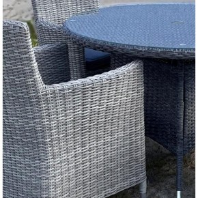 Комплект плетеной мебели AM-395C/T395 Grey 4Pcs (4+1) в Лабытнанги - labytnangi.ok-mebel.com | фото 2