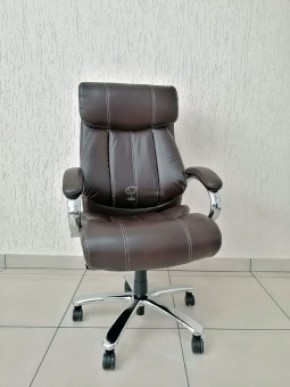 Кресло Barneo K-303 для руководителя (коричневая экокожа) в Лабытнанги - labytnangi.ok-mebel.com | фото