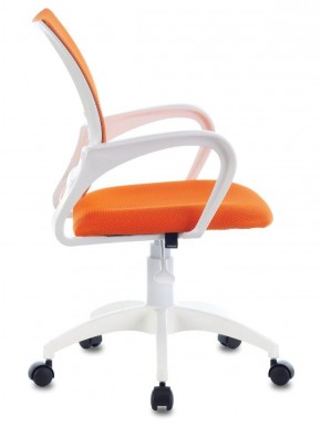Кресло BRABIX "Fly MG-396W", пластик белый, сетка, оранжевое, 532401, MG-396W_532401 в Лабытнанги - labytnangi.ok-mebel.com | фото 3