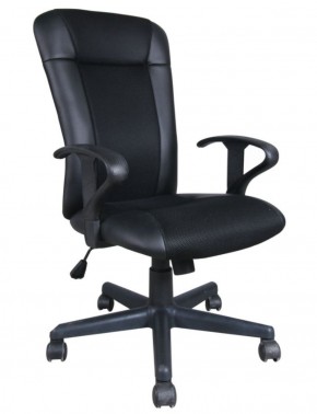 Кресло BRABIX "Optima MG-370" (экокожа/ткань, черное) 531580 в Лабытнанги - labytnangi.ok-mebel.com | фото