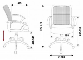 Кресло Бюрократ CH-590SL/BLACK в Лабытнанги - labytnangi.ok-mebel.com | фото 4