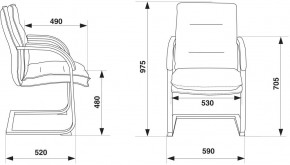 Кресло Бюрократ T-9927SL-LOW-V/BLACK в Лабытнанги - labytnangi.ok-mebel.com | фото 4