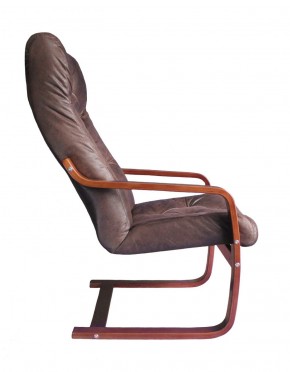 Кресло для отдыха (пружинка) Магнат 102-З-Ш замша ШОКОЛАД в Лабытнанги - labytnangi.ok-mebel.com | фото 2