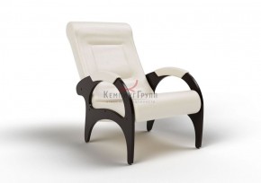 Кресло для отдыха Римини 19-К-КР (экокожа/венге) КРЕМ в Лабытнанги - labytnangi.ok-mebel.com | фото 1