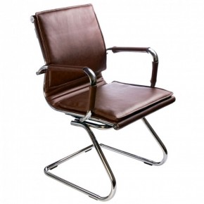 Кресло для посетителя Бюрократ CH-993-Low-V/Brown коричневый в Лабытнанги - labytnangi.ok-mebel.com | фото 1