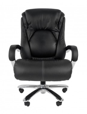 Кресло для руководителя CHAIRMAN 402 (Кожа) Черное в Лабытнанги - labytnangi.ok-mebel.com | фото 1