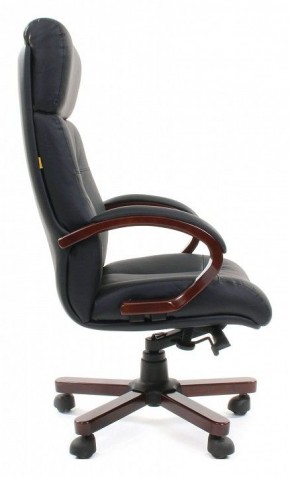 Кресло для руководителя Chairman 421 черный/орех темный, черный в Лабытнанги - labytnangi.ok-mebel.com | фото 3