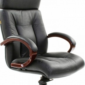 Кресло для руководителя Chairman 421 черный/орех темный, черный в Лабытнанги - labytnangi.ok-mebel.com | фото 6