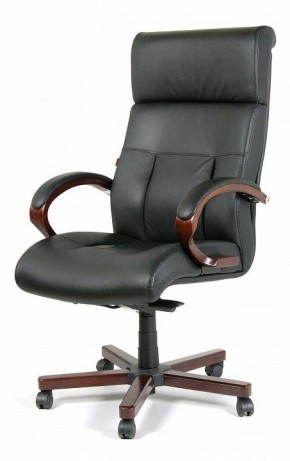 Кресло для руководителя Chairman 421 черный/орех темный, черный в Лабытнанги - labytnangi.ok-mebel.com | фото 7