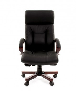 Кресло для руководителя CHAIRMAN  421 (Натуральная кожа) Черное в Лабытнанги - labytnangi.ok-mebel.com | фото 2