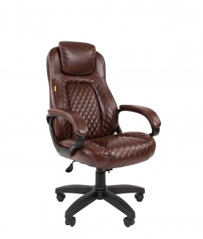 Кресло для руководителя  CHAIRMAN 432 (Экокожа коричневая) в Лабытнанги - labytnangi.ok-mebel.com | фото 1