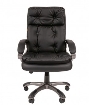 Кресло для руководителя  CHAIRMAN 442 (экокожа черная) в Лабытнанги - labytnangi.ok-mebel.com | фото
