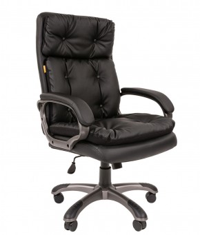 Кресло для руководителя  CHAIRMAN 442 (экокожа черная) в Лабытнанги - labytnangi.ok-mebel.com | фото 2