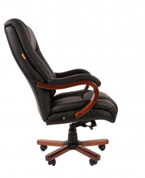 Кресло для руководителя CHAIRMAN  503 (Кожа) Черное в Лабытнанги - labytnangi.ok-mebel.com | фото 3