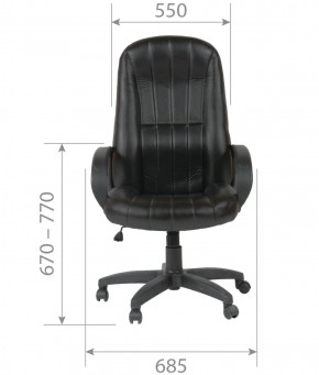 Кресло для руководителя  CHAIRMAN 685 (экокожа черный) в Лабытнанги - labytnangi.ok-mebel.com | фото 5
