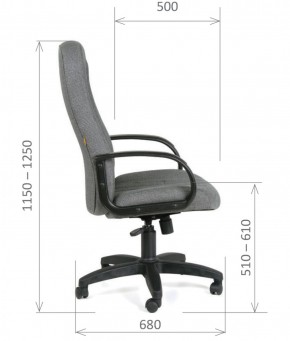 Кресло для руководителя  CHAIRMAN 685 СТ (ткань стандарт 10-356 черная) в Лабытнанги - labytnangi.ok-mebel.com | фото 6