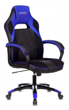 Кресло игровое Бюрократ VIKING 2 AERO BLUE черный/синий в Лабытнанги - labytnangi.ok-mebel.com | фото