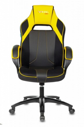 Кресло игровое Бюрократ VIKING 2 AERO YELLOW черный/желтый в Лабытнанги - labytnangi.ok-mebel.com | фото 2