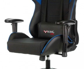 Кресло игровое Бюрократ VIKING 4 AERO BLUE черный/синий в Лабытнанги - labytnangi.ok-mebel.com | фото 5