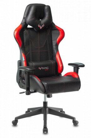 Кресло игровое Бюрократ VIKING 5 AERO RED черный/красный в Лабытнанги - labytnangi.ok-mebel.com | фото