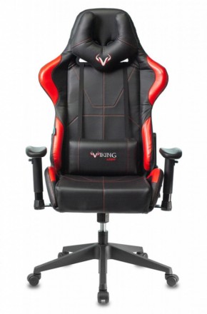 Кресло игровое Бюрократ VIKING 5 AERO RED черный/красный в Лабытнанги - labytnangi.ok-mebel.com | фото 3