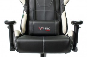 Кресло игровое Бюрократ VIKING 5 AERO WHITE черный/белый в Лабытнанги - labytnangi.ok-mebel.com | фото 7