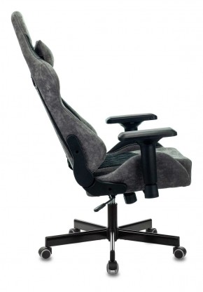 Кресло игровое Бюрократ VIKING 7 KNIGHT B FABRIC черный в Лабытнанги - labytnangi.ok-mebel.com | фото 2